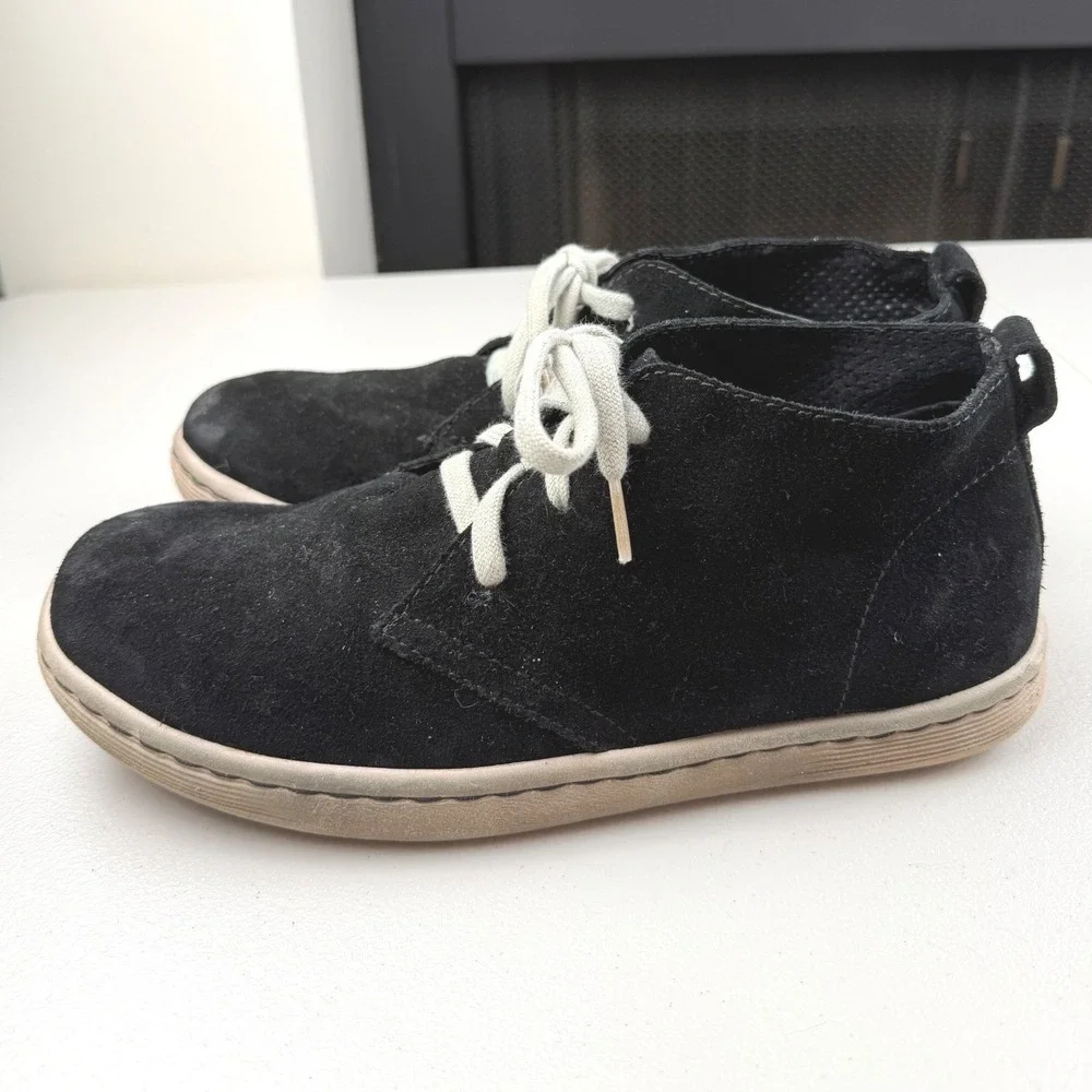 Born Mens Suede Chukka Boots Black M/WH3 7803 Size 9 Desert Ankle Boots